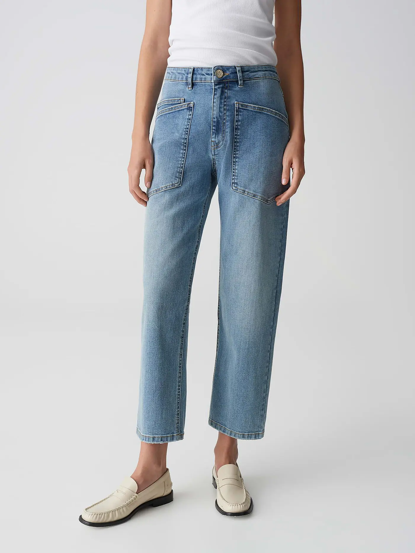 OPUS | Jeans Tapered Fit 7/8 LISSIE CARGO | 